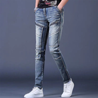 TB Mix Herren Jeans Frühling Und Herbst Trendy All-matching