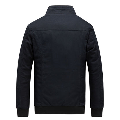 TB Mix Herrenjacke, dicker, mit Fleece gefütterter Slim Fit-Mantel