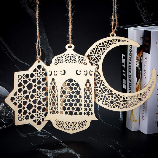 TB Mix Eid Mubarak Anhänger Desktop Holz dekorative Ornament