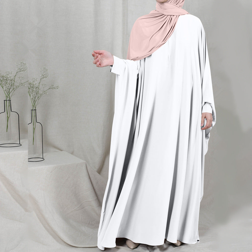 TB Mix Eid mit Kapuze, muslimische Frauen, Hijab-Kleid, Gebetskleidung, Jilbab Abaya, langer Khimar, volle Abdeckung, Ramadan-Kleid, Abayas, islamische Kleidung, Niqab