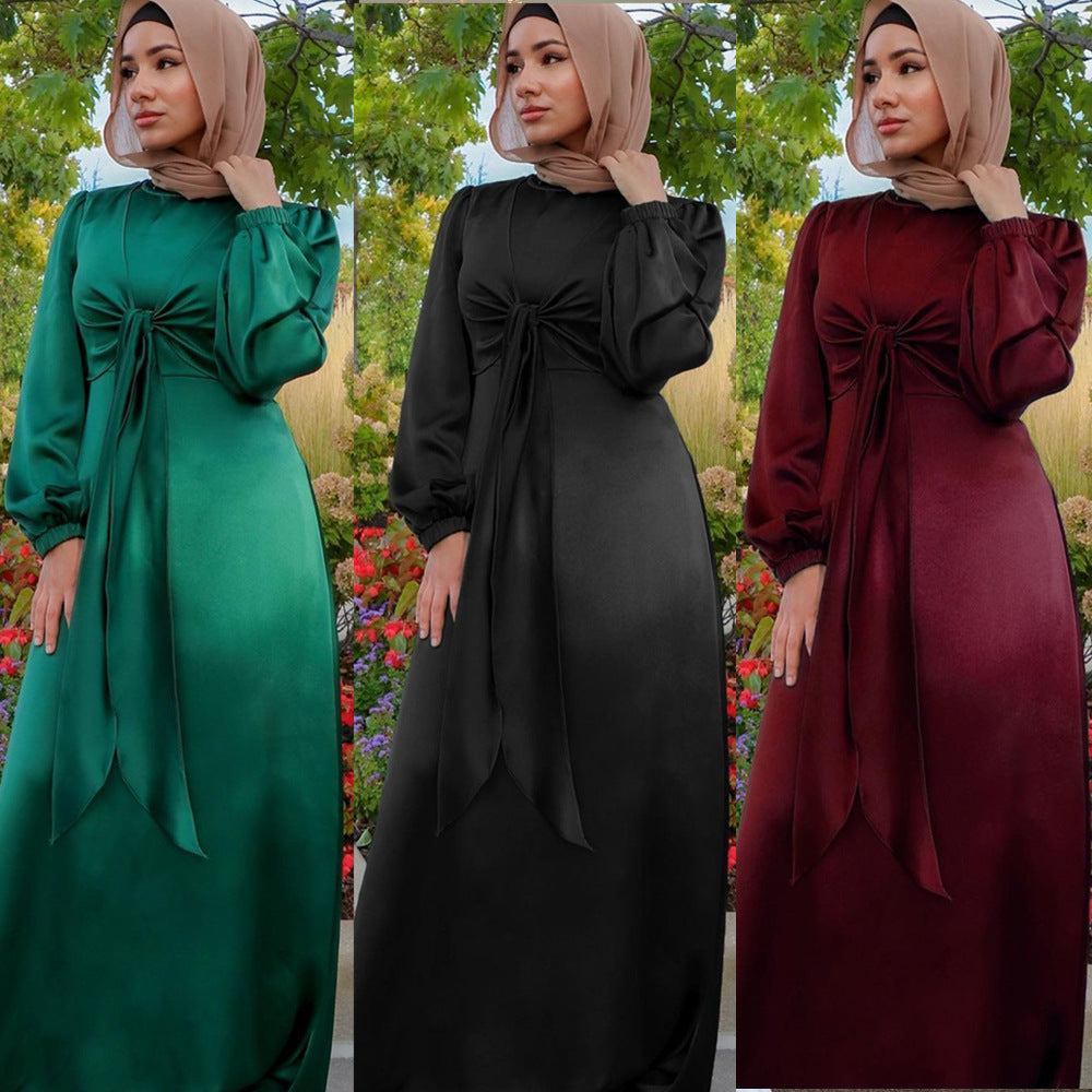 TB Mix Ramadan Eid Mubarak Kaftan Dubai Abaya Türkei Muslimische Frauen Hijab Satin Kleid Islam Kaftan Marocain Kleider Vestidos Robe Femme