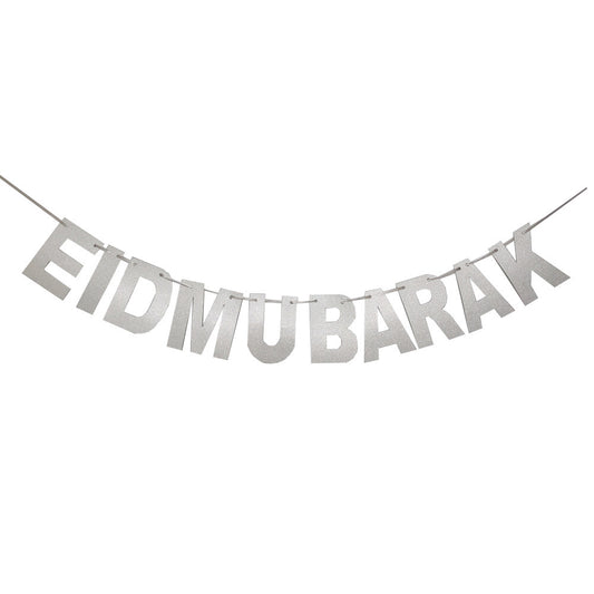 TB Mix Eid Mubarak Dekoriert Flagge Ziehen Eid Mubarak Ramadan Frohe Feiertage Party Layout Banner