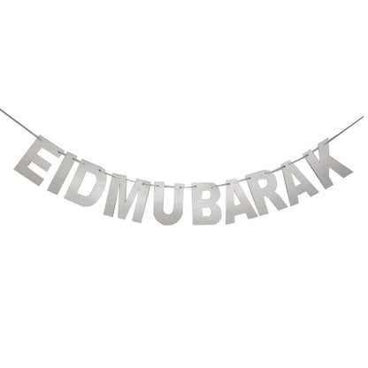 TB Mix Eid Mubarak Dekoriert Flagge Ziehen Eid Mubarak Ramadan Frohe Feiertage Party Layout Banner