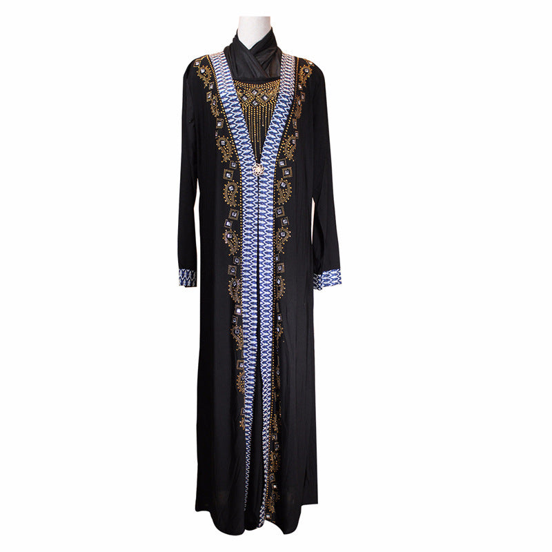 TB Mix Muslimisches Ramadan-Modekleid mit Perlen