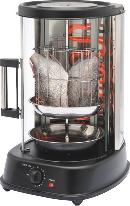 TB Mix Home Grill Elektrische Rotisserie Indoor Huhn Rauchfreien Hause Spieß Herd