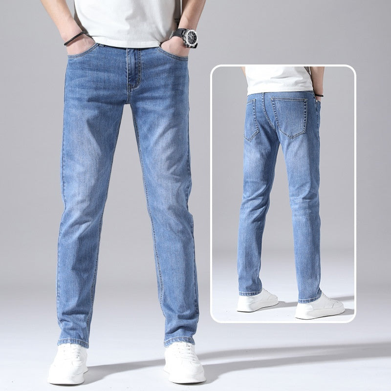 TB Mix Retro Dünne Jeans Gerade Lose Freizeithose Männer