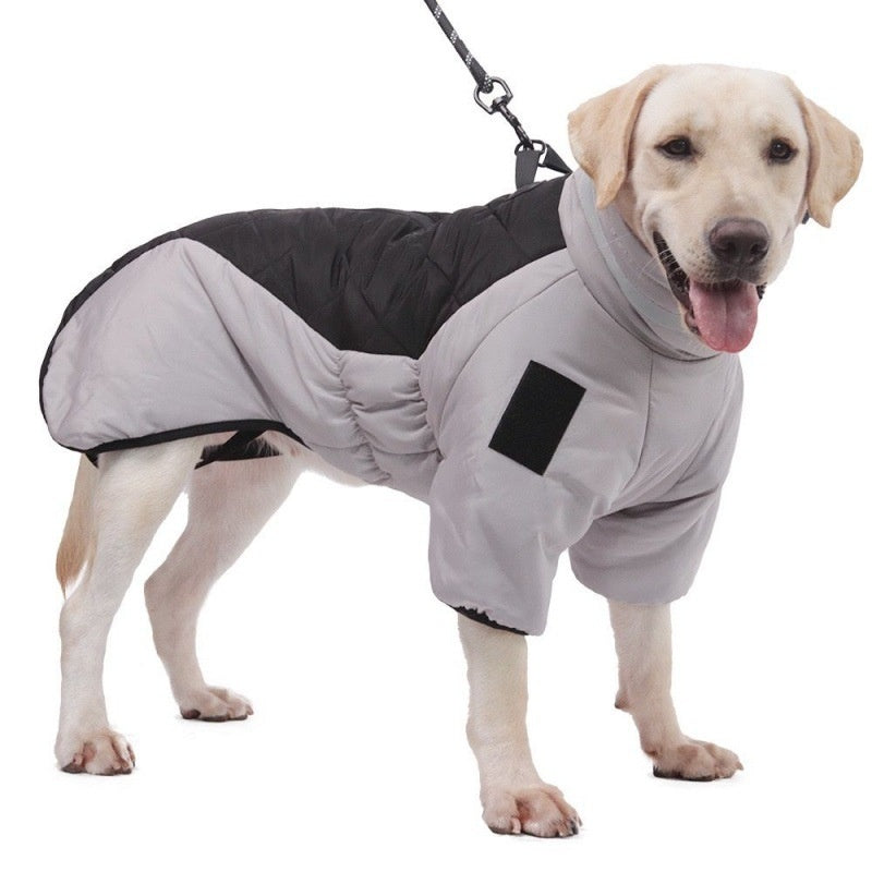 TB Mix Neue Winter-Hundejacke Wasserdichte Haustierkleidung für mittelgroße und große Hunde Warme, dicke Hundeweste Kostüm Labrador Jacke