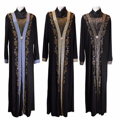 TB Mix Muslimisches Ramadan-Modekleid mit Perlen