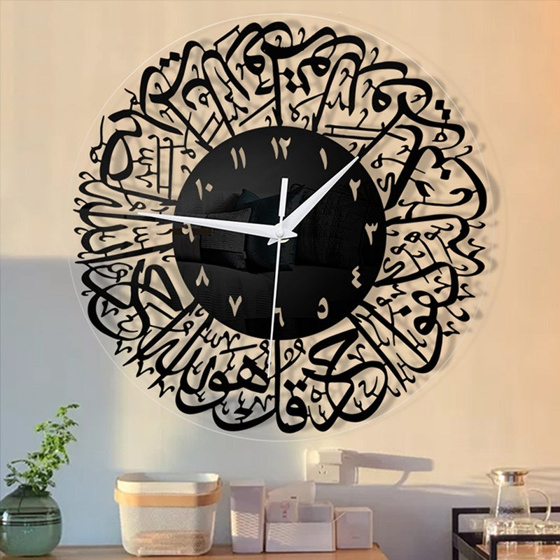 TB Mix Eid Mubarak Kreative Wanduhr Acryl Urlaub Dekoration Uhr Ramadan Festival Uhr