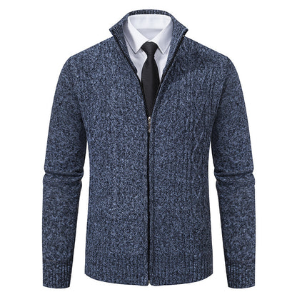 TB Mix Herren Stehkragen Casual Fashion Cardigan Pullover Mantel