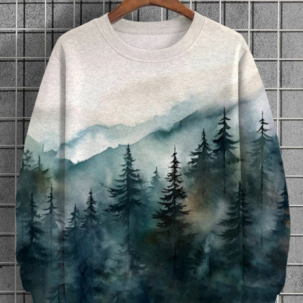 TB mix Rundhals-Langarmpullover mit 3D-Druck für Jugendliche