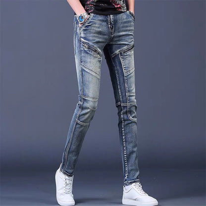 TB Mix Herren Jeans Frühling Und Herbst Trendy All-matching