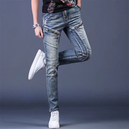 TB Mix Herren Jeans Frühling Und Herbst Trendy All-matching