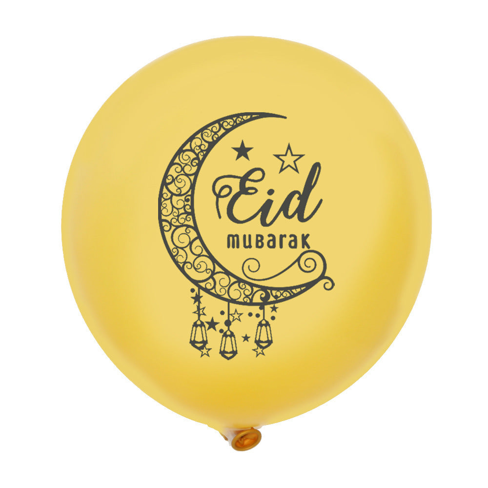 TB Mix Eid Mubarak Latex Ballons – Ramadan Kareem Dekoration für Ihre Feier